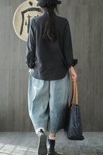 Load image into Gallery viewer, Embroider Birds Cowboy Jeans Wide-legged Pants Women Clothes K7102