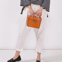 Load image into Gallery viewer, Women's White Cotton Linen Casual Elastic Waist Pants