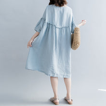 Load image into Gallery viewer, Cute High Waist Cotton Linen Dresses Women Casual Clothes Q1862