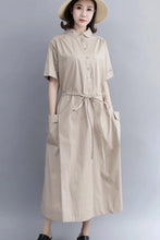 Load image into Gallery viewer, Casual Cotton Maxi Dresses For Women 712