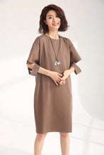 Load image into Gallery viewer, Casual Cute Cotton Dresses Women Loose Clothes 835