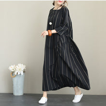 Load image into Gallery viewer, Striped Loose Maxi Dress For Women