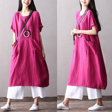 Load image into Gallery viewer, Fashion Cotton Linen Maxi Dresses Women Loose Clothes Q2062