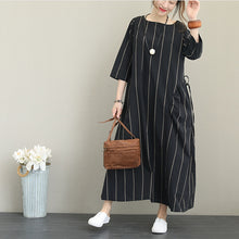 Load image into Gallery viewer, Striped Loose Maxi Dress For Women
