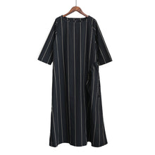 Load image into Gallery viewer, Striped Loose Maxi Dress For Women