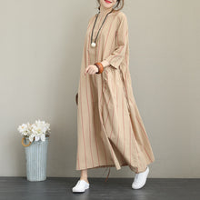 Load image into Gallery viewer, Striped Loose Maxi Dress For Women