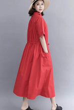 Load image into Gallery viewer, Casual Cotton Maxi Dresses For Women 712
