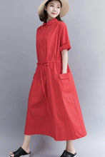 Load image into Gallery viewer, Casual Cotton Maxi Dresses For Women 712