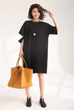 Load image into Gallery viewer, Casual Cute Cotton Dresses Women Loose Clothes 835