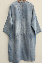 Load image into Gallery viewer, Vintage Loose Blue Denim Dresses Women Cotton Fall Outfits Q1388