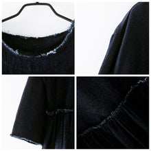 Load image into Gallery viewer, Casual Blue Denim Maxi Dresses For Women Q2133