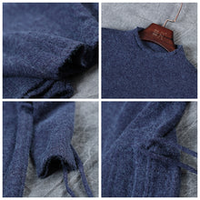 Load image into Gallery viewer, Vintage Loose High Neck Base Sweater Dresses For Women W609