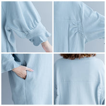 Load image into Gallery viewer, Casual Loose Cotton Shirt Dresses For Women Q2490