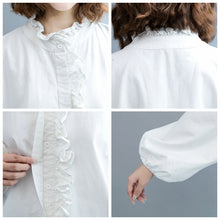 Load image into Gallery viewer, Cute Casual Cotton Shirt Women Fall Tops S7081