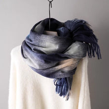Load image into Gallery viewer, Plaid Tassels Warm Long Scarf Women Accessories Christmas gift Thanksgiving gift