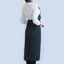 Load image into Gallery viewer, Linen APRON Gift Chef Works Handmade Apron French Style Cross Front With Pockets