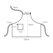 Load image into Gallery viewer, Linen APRON Gift Chef Works Handmade Apron French Style Cross Front With Pockets