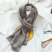 Load image into Gallery viewer, Cotton Linen Scarf Women Fashion Accessories E2701 - FantasyLinen