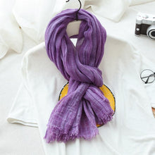 Load image into Gallery viewer, Cotton Linen Scarf Women Fashion Accessories E2701 - FantasyLinen