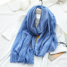 Load image into Gallery viewer, Cotton Linen Scarf Women Fashion Accessories E2701 - FantasyLinen