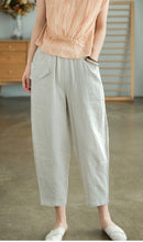 Load image into Gallery viewer, Summer Linen Pants For Women Spring Trousers