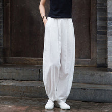 Load image into Gallery viewer, Autumn Linen Pants, Women Long Pants,Causel Women's Autumn Cotton Pants, Vintage Solid Color Linen Pants