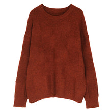 Load image into Gallery viewer, Warm Wool Sweater For Women Winter Grid Sweater