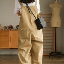 Load image into Gallery viewer, Cotton Overalls Women, Outdoor Workwear Overalls, Overalls Pants With Pockets