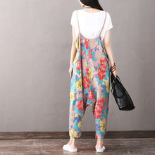 Load image into Gallery viewer, National Casual Floral Overalls Women Cotton Clothes K1862