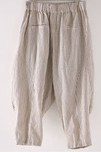 Load image into Gallery viewer, Loose Striped Harem Pants Women Cotton Linen Trouser