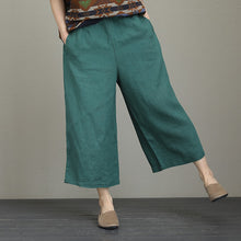 Load image into Gallery viewer, Women Loose Vintage Wide Leg Linen Pants