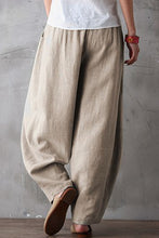 Load image into Gallery viewer, Summer Loose Cotton Linen Pants Women Casual Trousers
