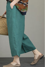 Load image into Gallery viewer, Women Loose Vintage Wide Leg Linen Pants
