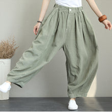 Load image into Gallery viewer, Casual Wide Leg Linen Pants Women Loose Trousers Q1290