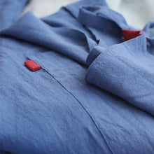 Load image into Gallery viewer, Full Length Cotton Linen Apron Barista Cafe Waitress Bar Bakery Catering Uniform Painter Florist Gardener Workwear A1302 - FantasyLinen