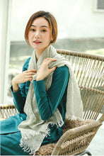 Load image into Gallery viewer, Soft Casual Linen Shawl Women Fashion Scarf W8940