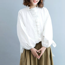 Load image into Gallery viewer, Cute Casual Cotton Shirt Women Fall Tops S7081