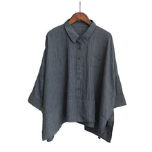 Load image into Gallery viewer, Loose Casual Cotton Shirt Women Blouse For Autumn Q1357