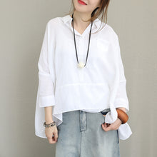 Load image into Gallery viewer, Loose Casual Cotton Shirt Women Blouse For Autumn Q1357
