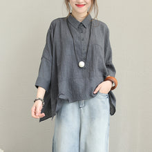 Load image into Gallery viewer, Loose Casual Cotton Shirt Women Blouse For Autumn Q1357