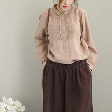 Load image into Gallery viewer, Women Casual Cotton Linen Shirt Fashion Tops For Fall Q1627