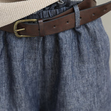 Load image into Gallery viewer, Casual Wide Leg Linen Shorts Women Trousers Q1012 - FantasyLinen