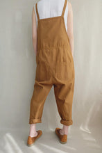 Load image into Gallery viewer, Women Leisure Cotton Jumpsuits Comfortable Dungarees Wide Leg Pants Casual Overalls With Pockets