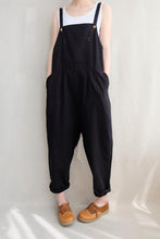 Load image into Gallery viewer, Women Leisure Cotton Jumpsuits Comfortable Dungarees Wide Leg Pants Casual Overalls With Pockets