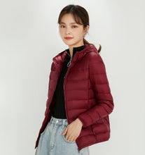 Load image into Gallery viewer, Women's Hooded Down Puffer Coat, Created for FantasyLinen
