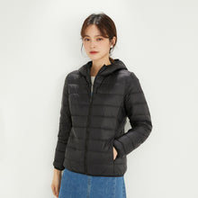 Load image into Gallery viewer, Women's Hooded Down Puffer Coat, Created for FantasyLinen