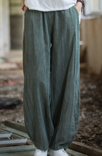 Load image into Gallery viewer, Women Zha Dyeing Color Pocket Casual Loose Pants, Vacation Women&#39;s Loose Casual Pants
