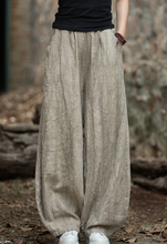 Load image into Gallery viewer, Women Zha Dyeing Color Pocket Casual Loose Pants, Vacation Women&#39;s Loose Casual Pants
