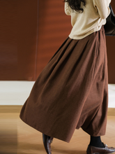 Load image into Gallery viewer, High Waisted Solid Color Versatile Slimming A-Line Long Skirt, Fits Daily High Waist Skirt
