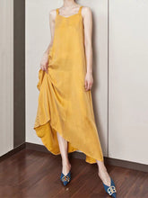 Load image into Gallery viewer, Ladies‘ Loose Summer Casual Tank Dress, Plus Size Dress, Sleeveless Dress
